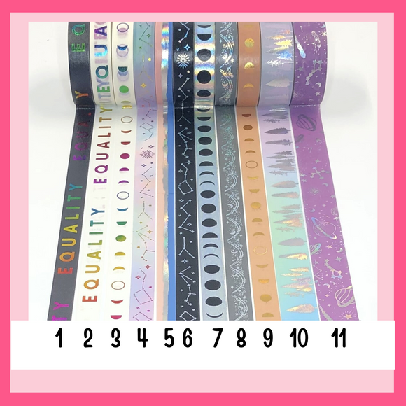 Celestial Moth Washi Tape SEP Release – PapergeekCo